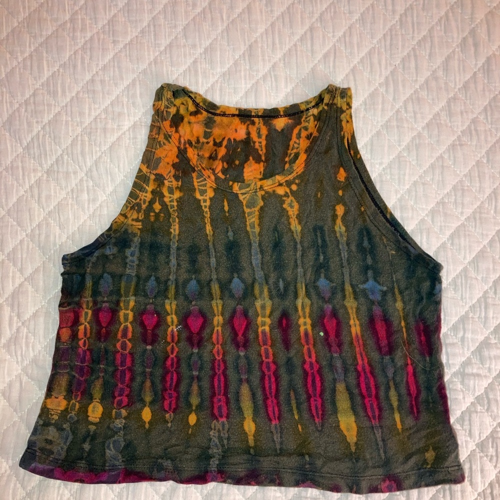 Tie Dye Crop Tank Top